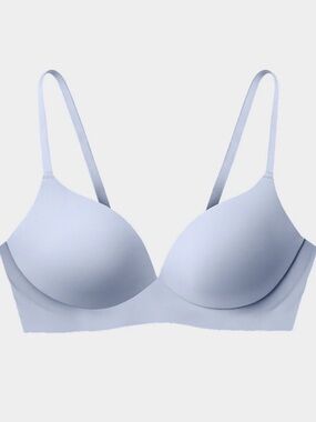 EBY Blue Women's Seamless T-Shirt Bra 32d